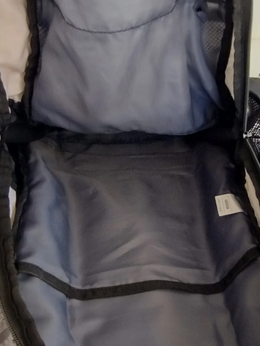 Adidas Gray & Black Backpack